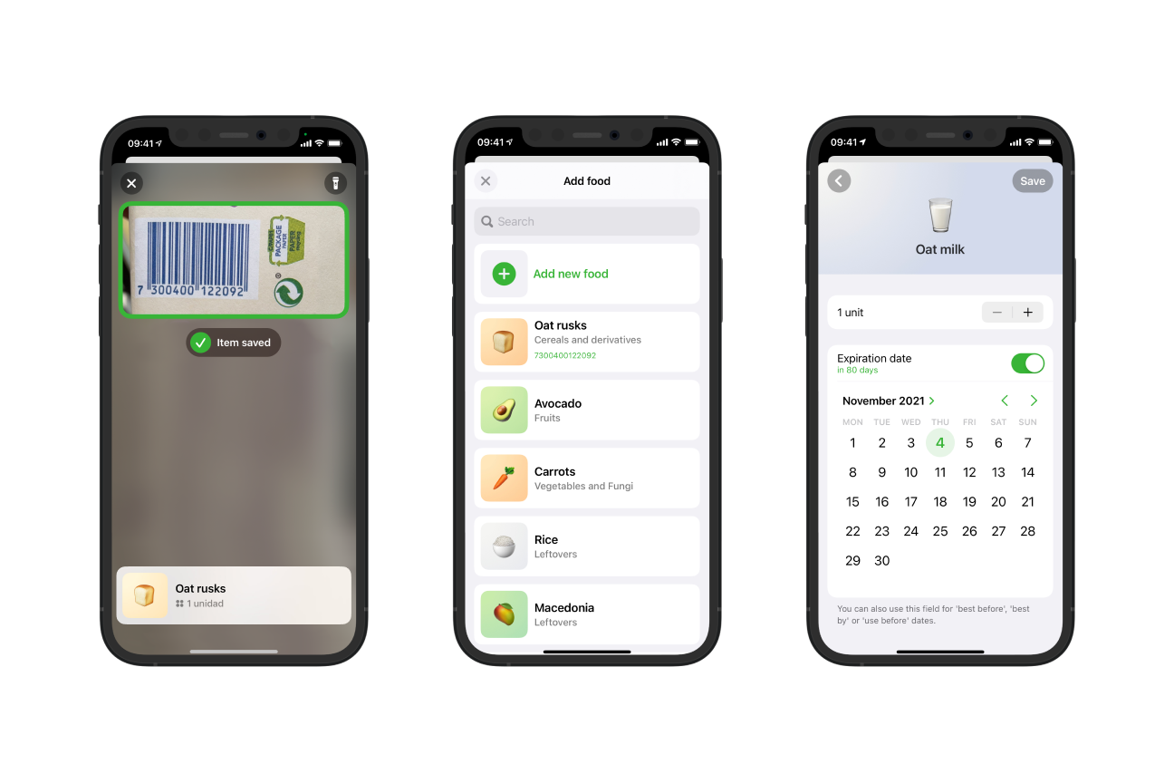 Adding flow screens: barcode scanning and manual entry
