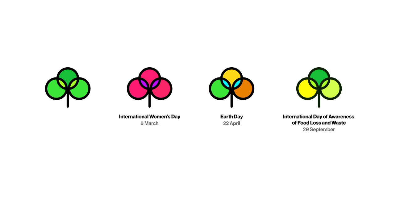 App icon explorations to celebrate special dates